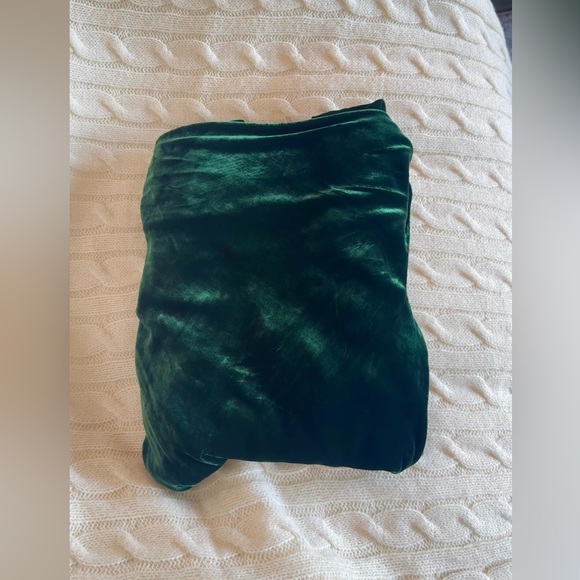 Reformation Elvie Velvet Dress In Forest, brand new, never worn, no flaws. - Picture 10 of 16